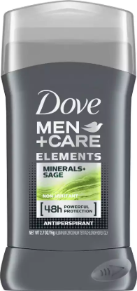DOVE MEN CARE ELEMENTS ANTIPERSPIRANT STICK - MINERALS & SAGE - 76 ML