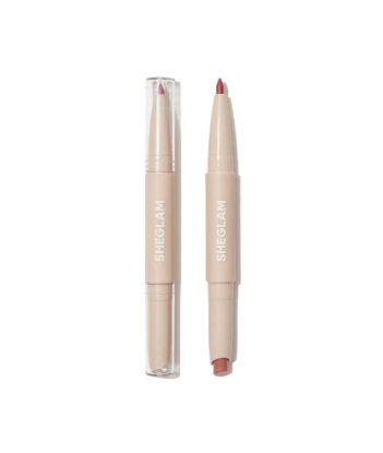 SHEGLAM GLAM 101 LIPSTICK & LINER DUO MACARON