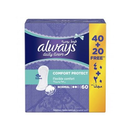ALWAYS DAILY USE NORMAL 60 PADS ( 40+20 FREE)