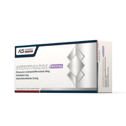 AVEROTHIAZIDE 40/5/12.5 MG 30 TAB 90 LE