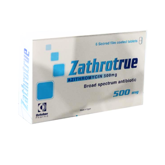 ZATHROTRUE 500 MG 6 TAB 96 LE