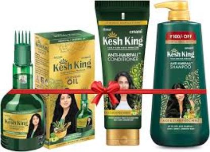 KESH KING SHAMPOO+CONDITIONER+OIL عرض3*1