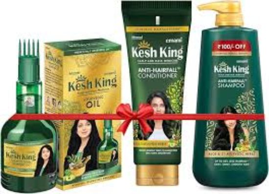 KESH KING SHAMPOO+CONDITIONER+OIL عرض3*1