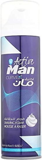 ACTIVE MAN CURVE SHAVING FOAM 200ML