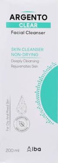 ARGENTO CLEAR FACIAL CLEANSER NEW 200 ML