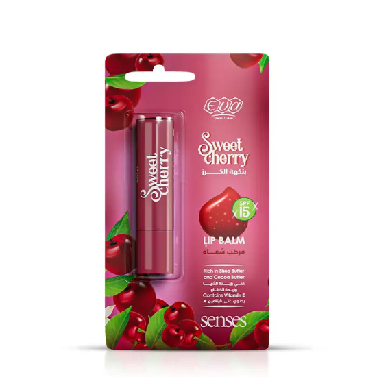 EVA SKIN CARE SENSES LIP BALM CHERRY FLAVOR 4 G