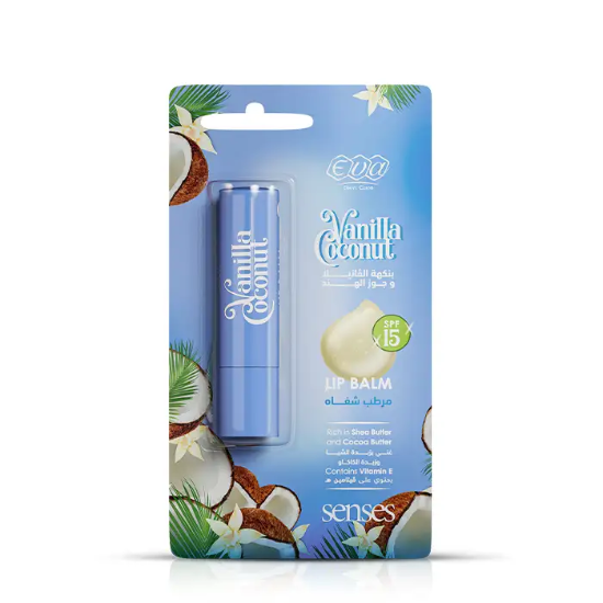 EVA SKIN CARE SENSES LIP BALM - VANILLA COCONUT 4 GM