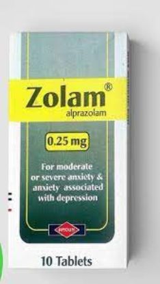 ZOLAM 0.25 MG 30 TAB 18 LE