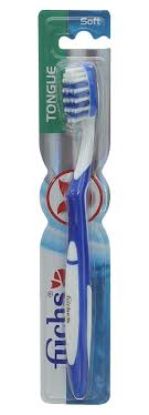 TOOTHBRUSH FUCHS TONGUE ) , ASSORTED COLOR HARD