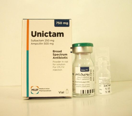 UNICTAM 750 MG I.M/I.V 1 VIAL 27 LE