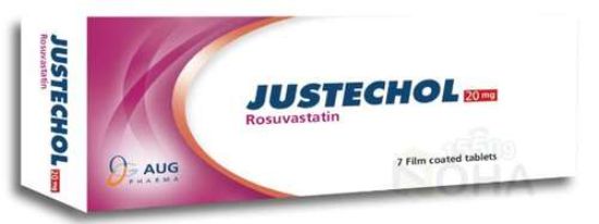 JUSTECHOL 20 MG 14 TAB 80 LE
