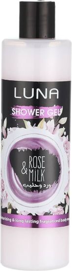 LUNA SHOWER GEL ROSE & MILK 500ML