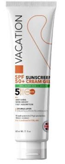 VACATION SUNSCREEN HYLURONIQUE SPF 50+GEL CREAM 60 ML