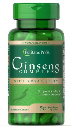 PURITAN’S PRIDE GINSENG COMPLEX WITH ROYAL JELLY 50 CAPSULES