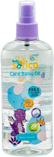 SOFICO CARE BABY OIL VITAMIN E ARGAN SPRAY 200ML