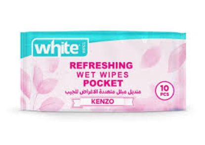 WHITE WIPES KENZO POCKET 10 PCS