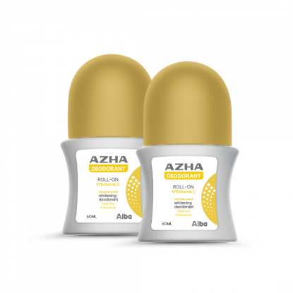 AZHA DEODORANT ROLL ON VIT TRIPLE OUD 60 ML1+1