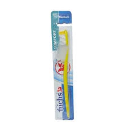 FUCHS COMFORT MEDIUM فرشاة اسنان بغطاء