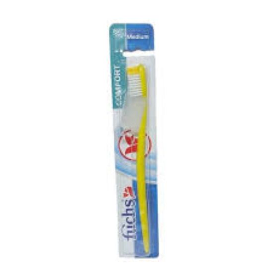 FUCHS COMFORT MEDIUM فرشاة اسنان بغطاء