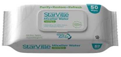 STARVILLE WIPES MICELLAR WATER 50 pcs