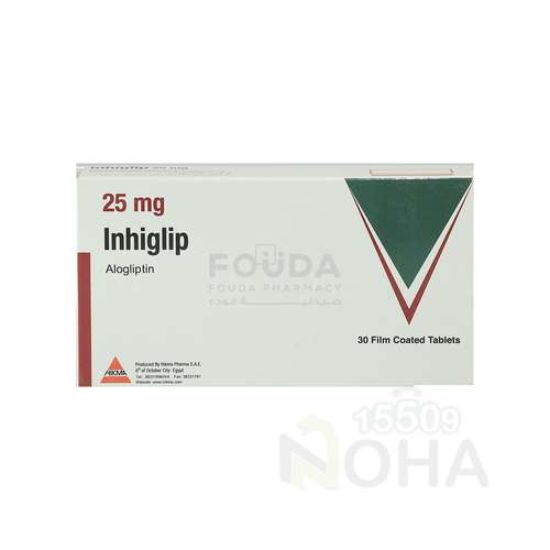 INHIGLIP 25 MG 30 TAB 210 LE