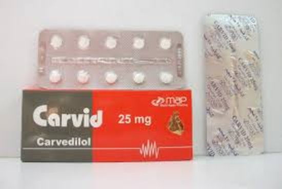 CARVID 25 MG 30 TAB 81 LE