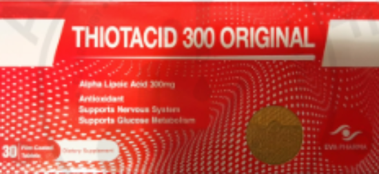 THIOTACID ORIGINAL 300 MG 30 CAP 150 LE