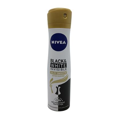 NIVEA WOMEN BLACK WHITE INVISIBLE SPRAY SILKY SMOTH 150 ML OFF 20%