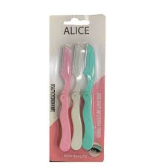 ALICE 3 PCS شفرات وجه وحواجب