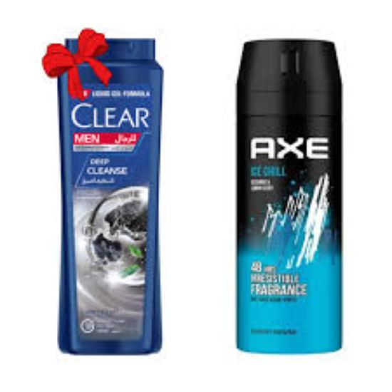 AXE ICE CHILL SPRAY 150 ML+CLEAR SHAMPOO FREE