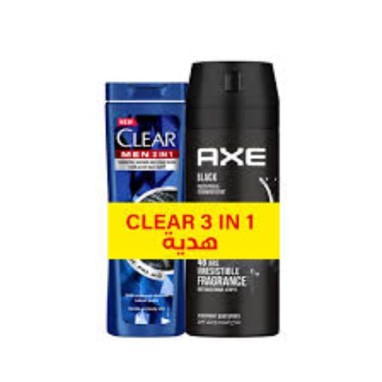 AXE LEATHER COOKIES BODY SPRAY +CLEAR SHAMPOO FREE
