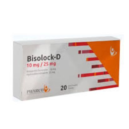 BISOLOCK D 10/25 MG 20 TAB 42 LE