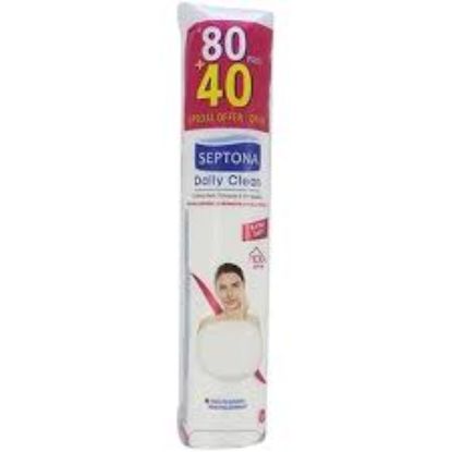 SEPTONA سيبتونا لازالة المكياج 40+80 قطعة احمر