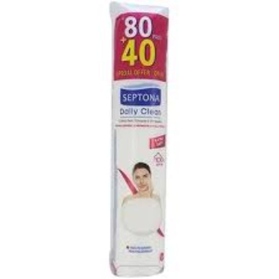 SEPTONA سيبتونا لازالة المكياج 40+80 قطعة احمر