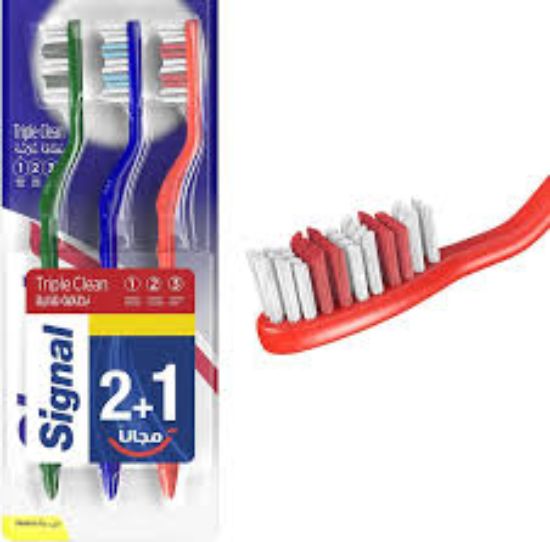 SIGNAL TRIPLE CLEAN OFFER 2+1 (MEDIUM) فرشة اسنان