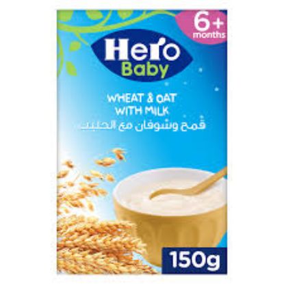 HERO WHEAT&OAT WITH MILK 150 GM قمح وشوفان مع الحليب