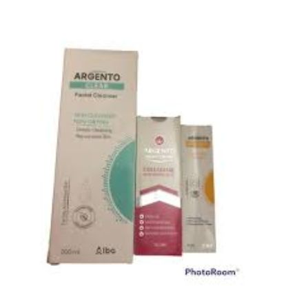 ARGENTO CLEAR FOCIAL CLEANSER 200ML ARGENTO EYE CONTOUR 15ML ARGENTO NIGHT CREAM 30 ML& PROFIT SUN SCREEN LOTION 50ML