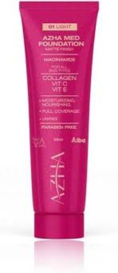 AZHA MED FOUNDATION 30ML 01 LIGHT