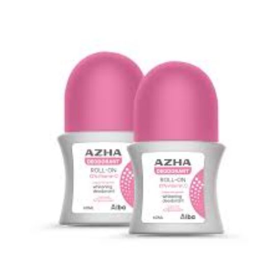 AZHA ROLL ON DEODORANT VITAMIN C 60ML OFFER 1+1 بينك