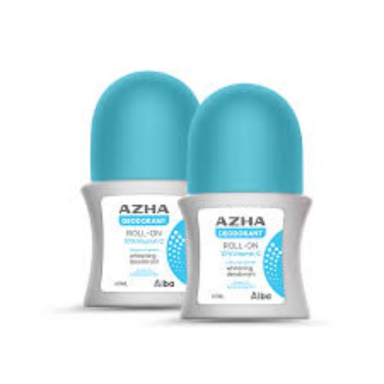 AZHA ROLL ON DEODORANT VITAMIN C 60ML OFFER 1+1 اأزرق