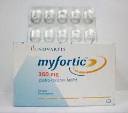 MYFORTIC 360 MG 120 TAB 6091