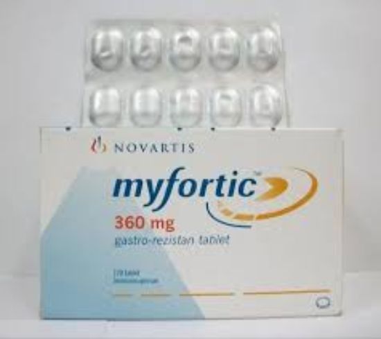 MYFORTIC 360 MG 120 TAB 6091