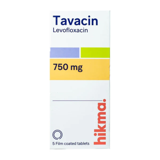 TAVACIN 750 MG 5 TAB 96 LE