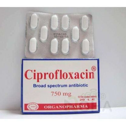 CIPROFLOXACIN 750 MG 10 TAB 89 LE