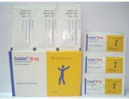 CATAFAST 9 SACHETS 50 MG 72 LE