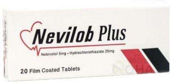 NEVILOB PLUS 5 MG/25 20 TAB 92 LE