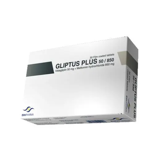 GLIPTUS PLUS 50 \ 850 MG 30 TAB 192 LE