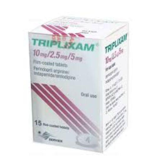 TRIPLIXAM 10/2.5/5 MG 15 COATED TAB 176 LE