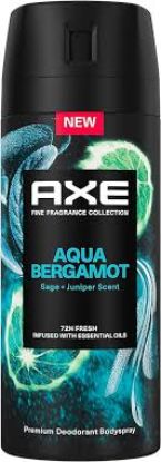 AXE AQUA BERGAMOT SPRAY 150 ML