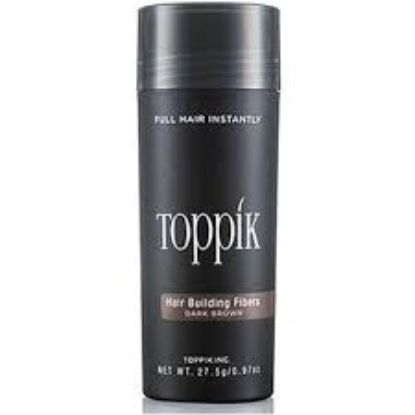 TOPPIK HAIR BUILDING FIBERS MEDIUM BROWN 27.5 GM